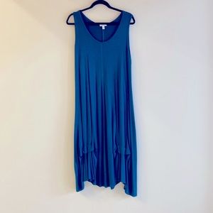 Maxi Dress, deep, teal, size large